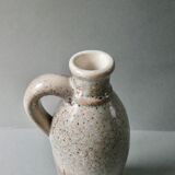 Stoneware bottle herbarium decoration, Jalapa model of the 60s