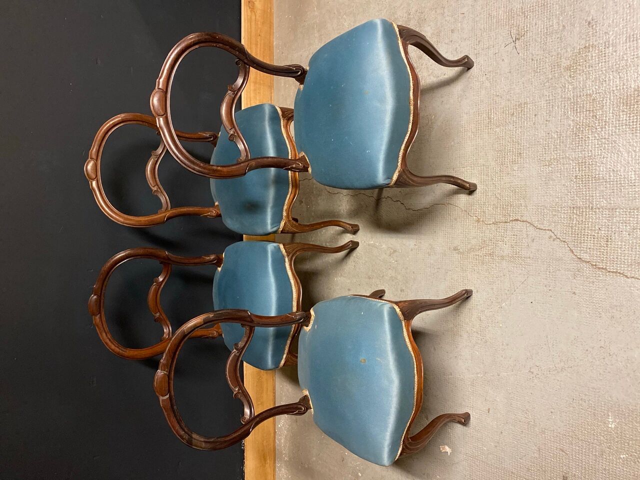 Série de 4 chaises XIXeme Napoléon III