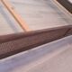 Two-seater vintage rattan bed 140 x 200 cm