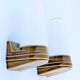 Pair of wall sconces "Bernadotte" model 6080 in ochre porcelain by Sigvard Bernadotte for Ifö - 1960