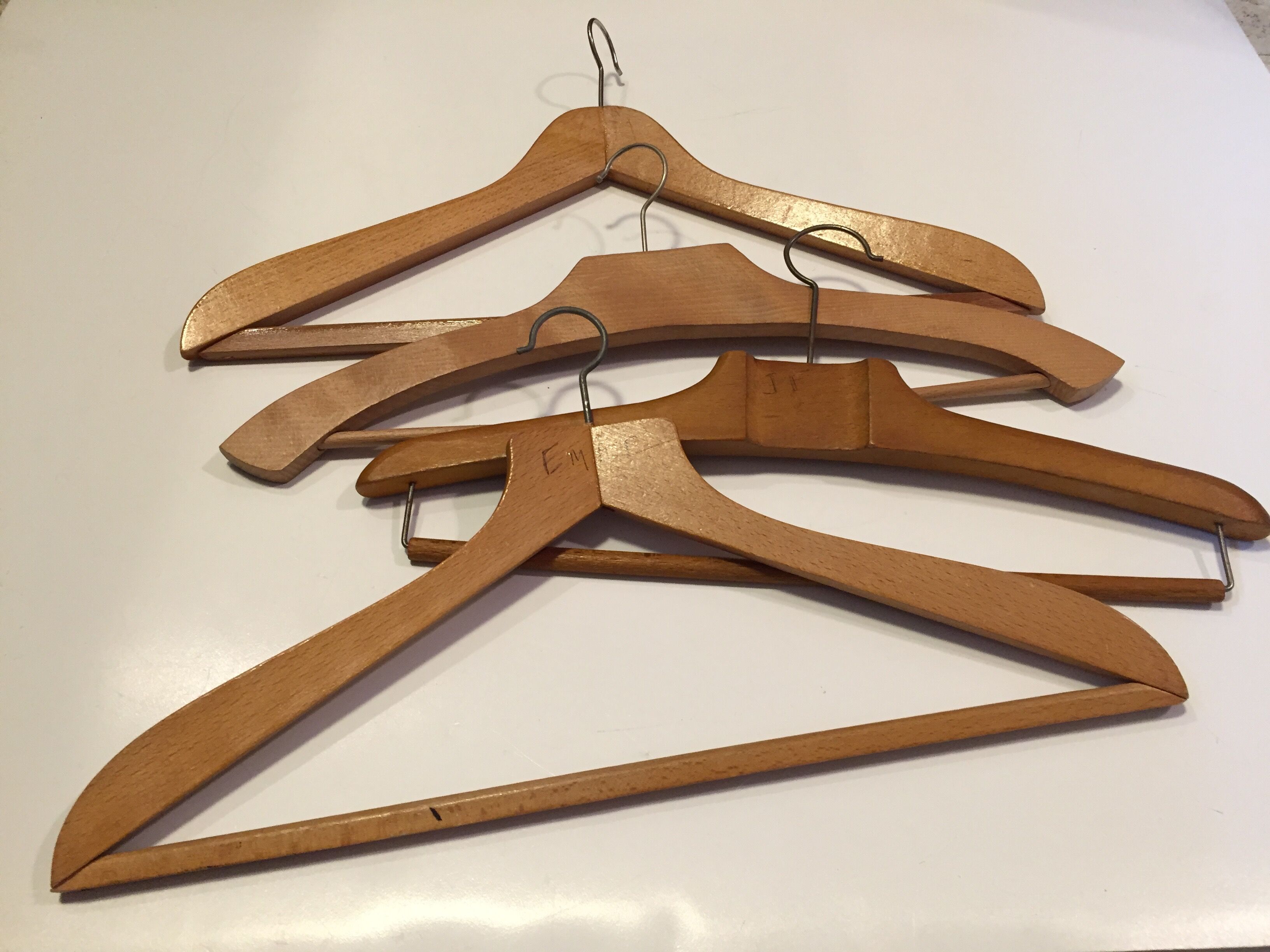 Set of 4 vintage emilie wooden circles – jf