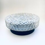 German wall lamp in crystal glass by Bur Leuchten, 1960s