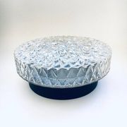 German Wall Lamp in Crystal Glass by Bur Leuchten, 1960s