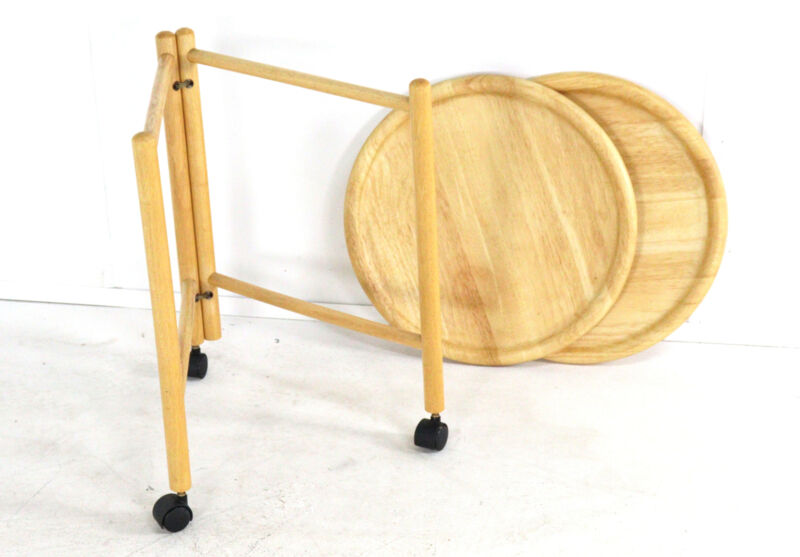Trolley with removable trays attr. Jens Quistgaard