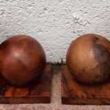Pair of art deco bookends