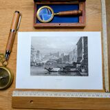 Venice, Italy, Vintage Engraving, 1841 Authentic.