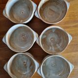 Set of 6 stoneware bowls