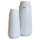 Mid-Century White Glazed West Germany Large Ceramic Vases by Scheurich, 1950s