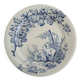 Old ironstone dish J S & Co – Hunting