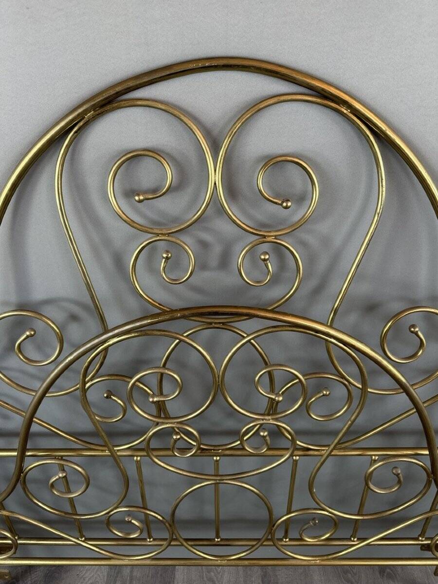 Brass bed, 20th century