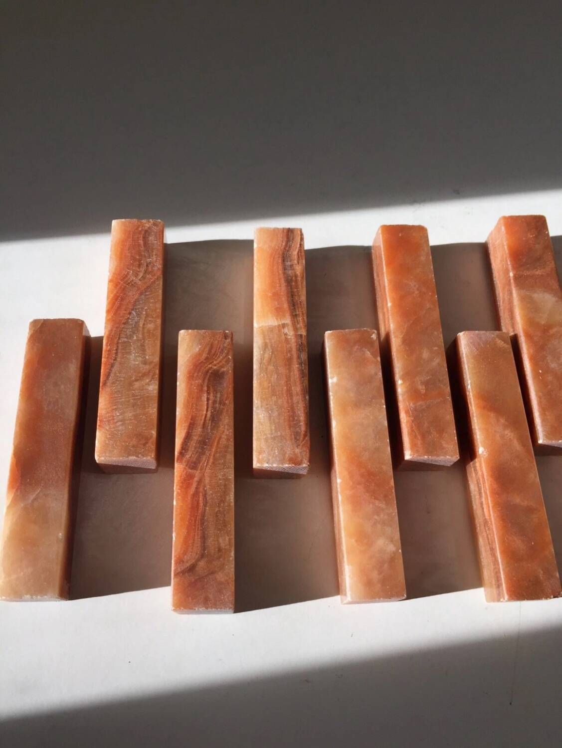 Porte-couteaux en marbre vintage