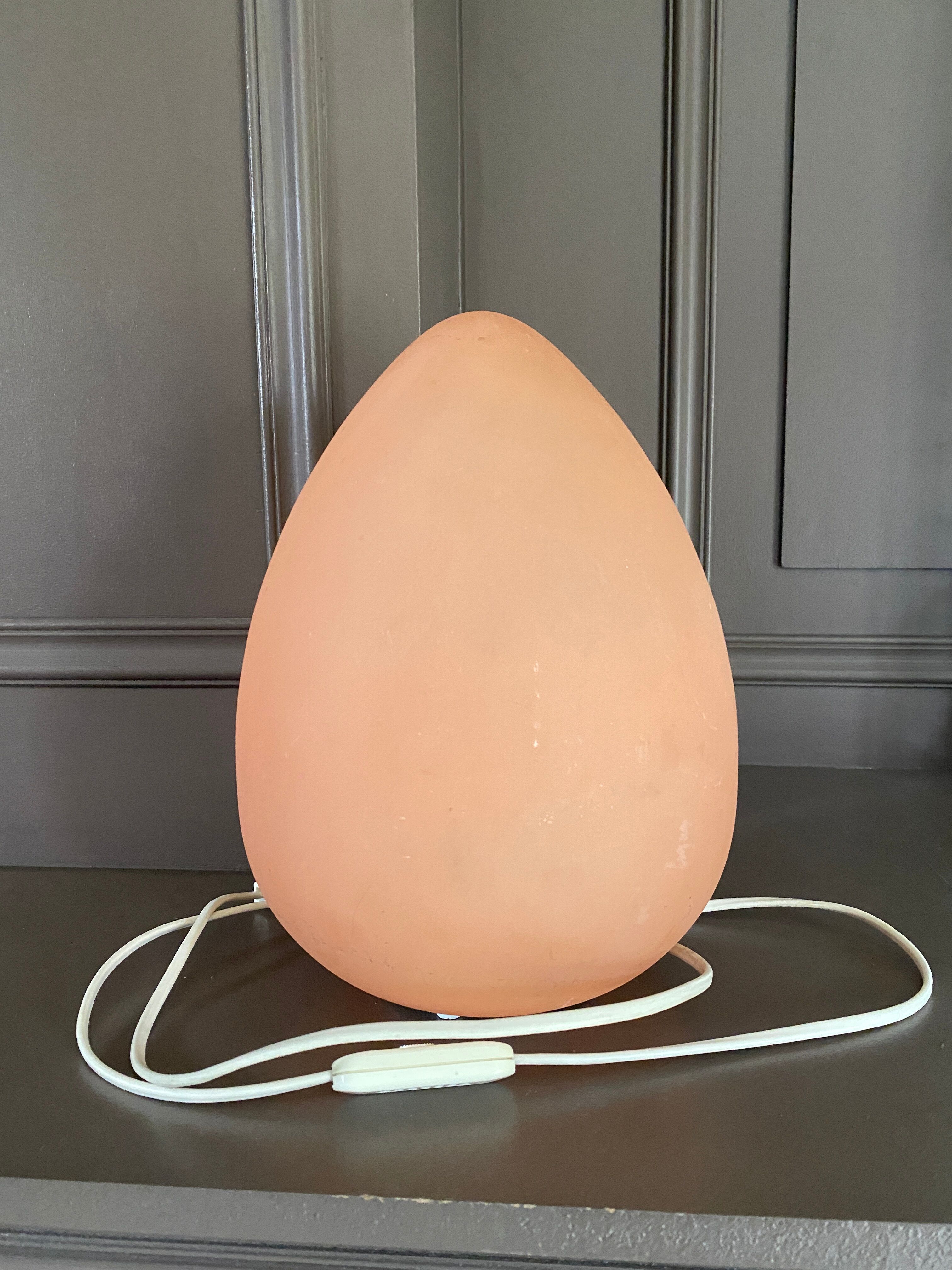Vintage egg lamp