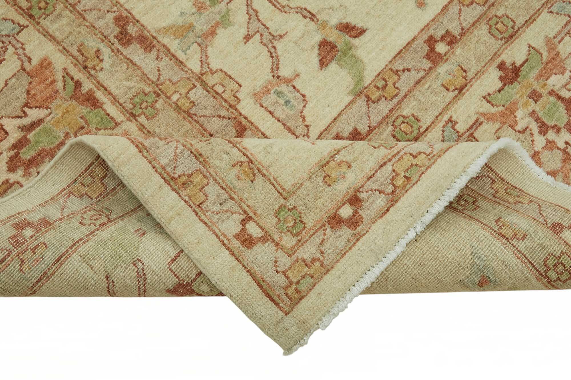 Turkish Handknotted Wool Oushak Rug 268 cm x 355 cm