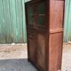 Vintage Parisian pine cabinet.