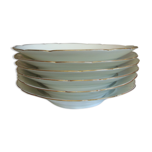 lot de 6 assiettes creuses