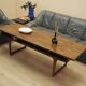 Danish rosewood coffee table with shelf, 1960s