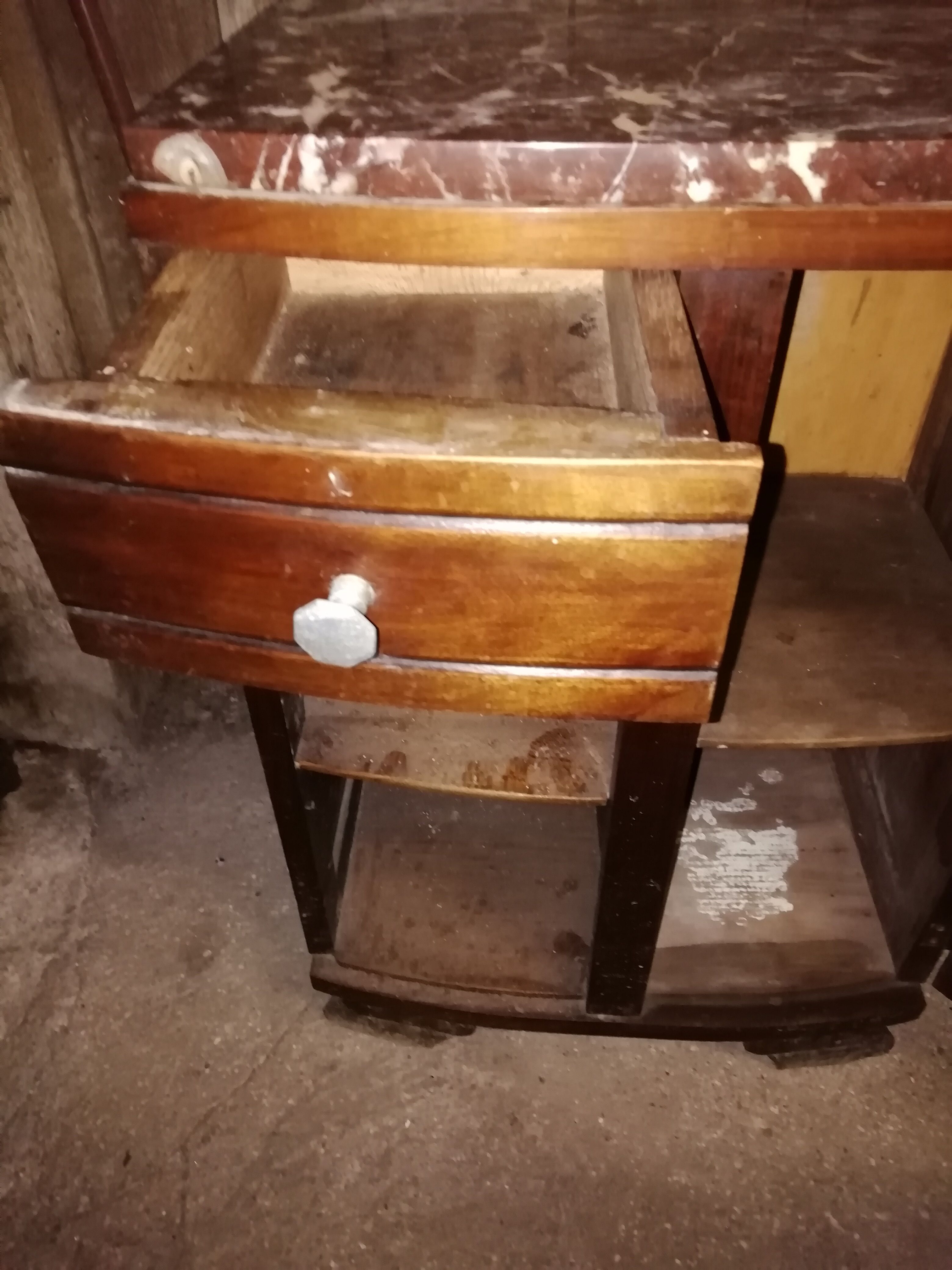 1950s art deco bedside
