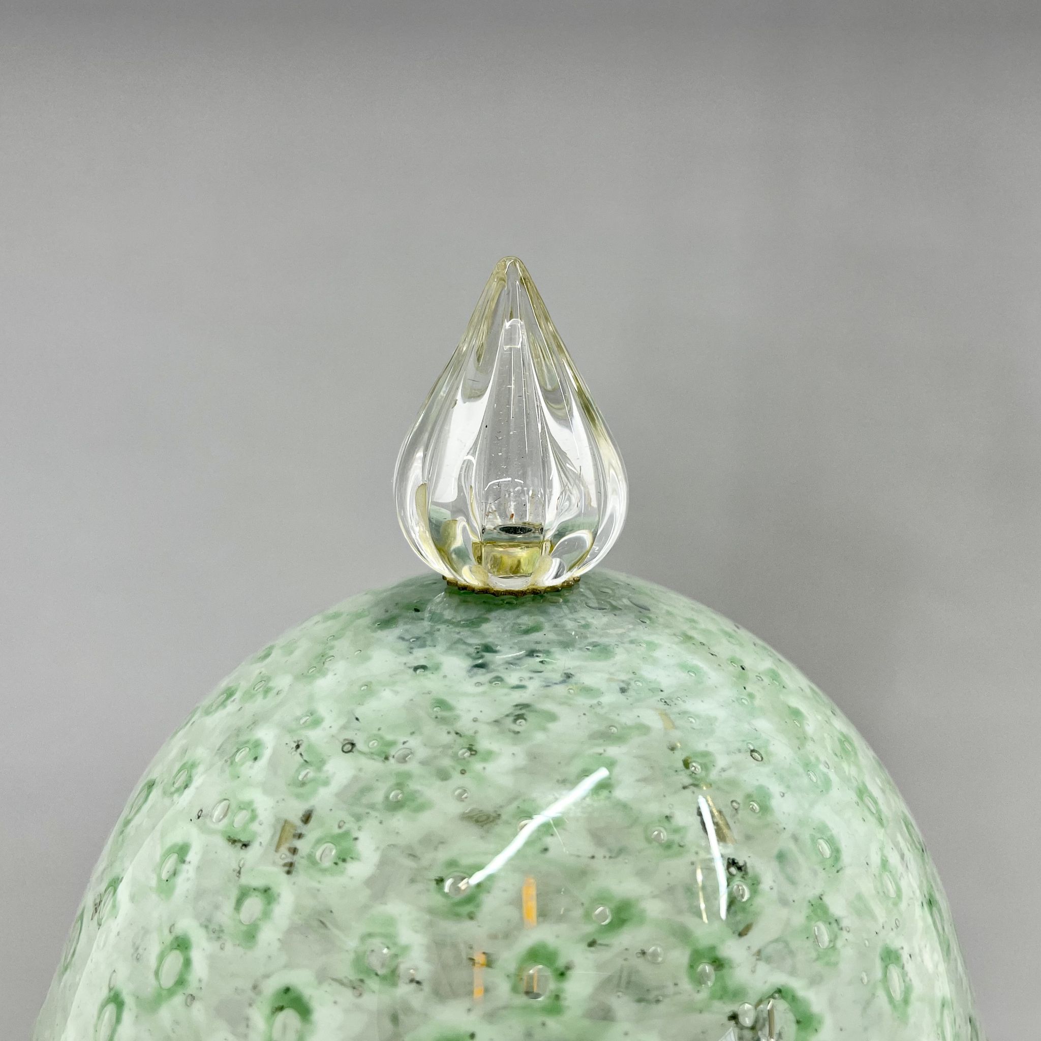 Lampe de table italienne en verre de murano faite à la main