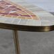 Artist mosaic table K. Theessen coffee table vintage