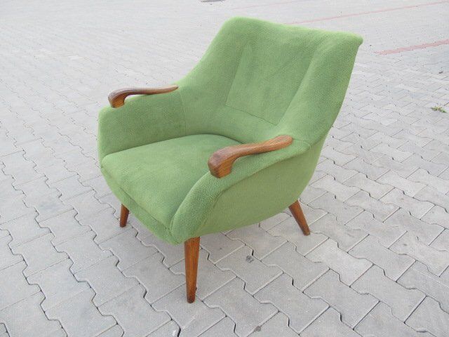 Paire de fauteuils années 50 design Rare