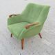 Paire de fauteuils années 50 design Rare