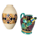 Lot of vases and carafes in earthenware and ceramic.
