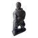 Inuit Art Soapstone Sculpture Eskimo Hunter/Fisherman Signed. 1960s