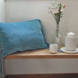 Coussin bangs à franges torse