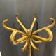 Baumann style 1960 swivel parrot coat rack in bent wood