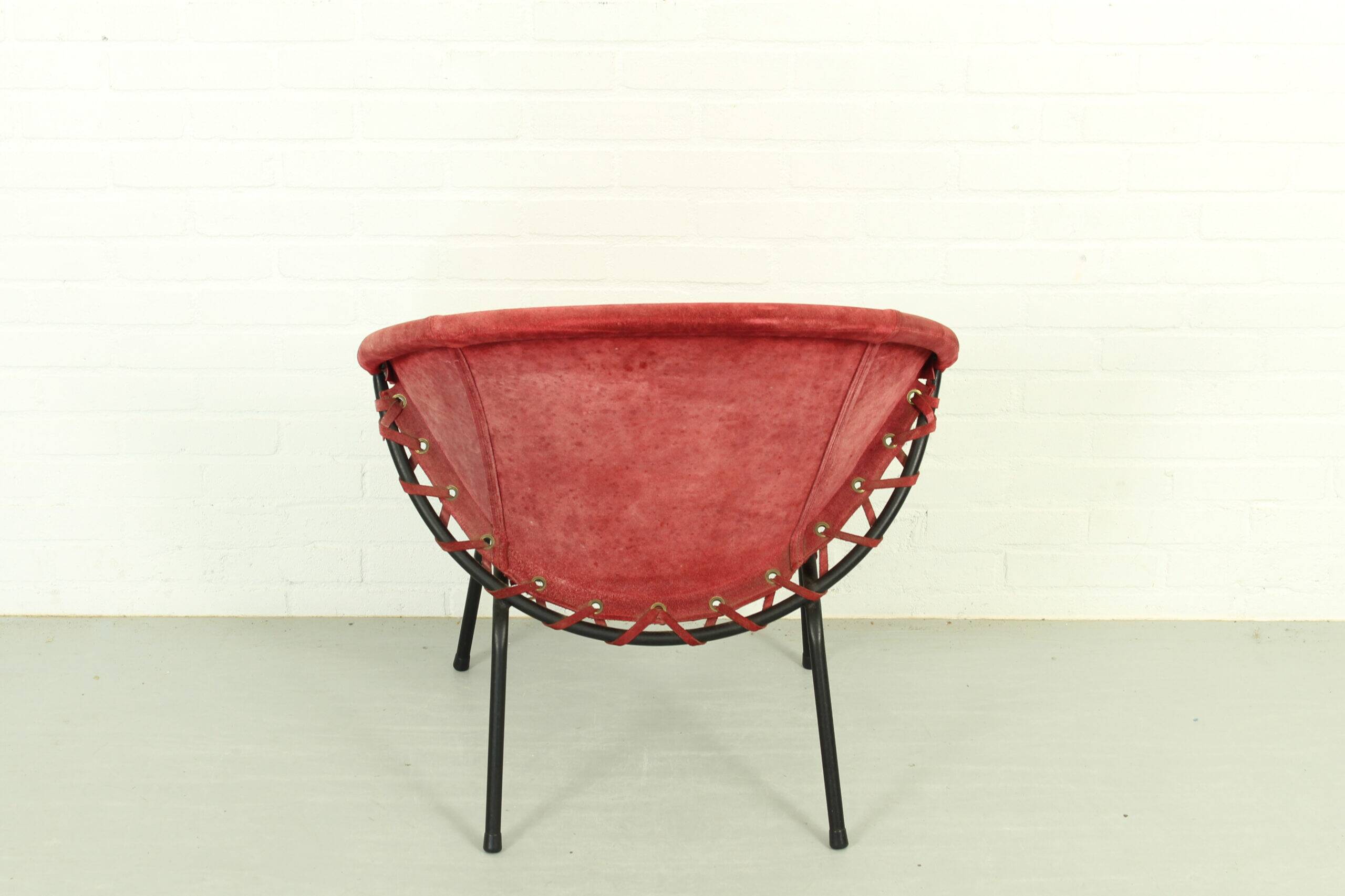 Balloon armchair by L. Erzeugnis for Lusch & Co, Germany, 1960s