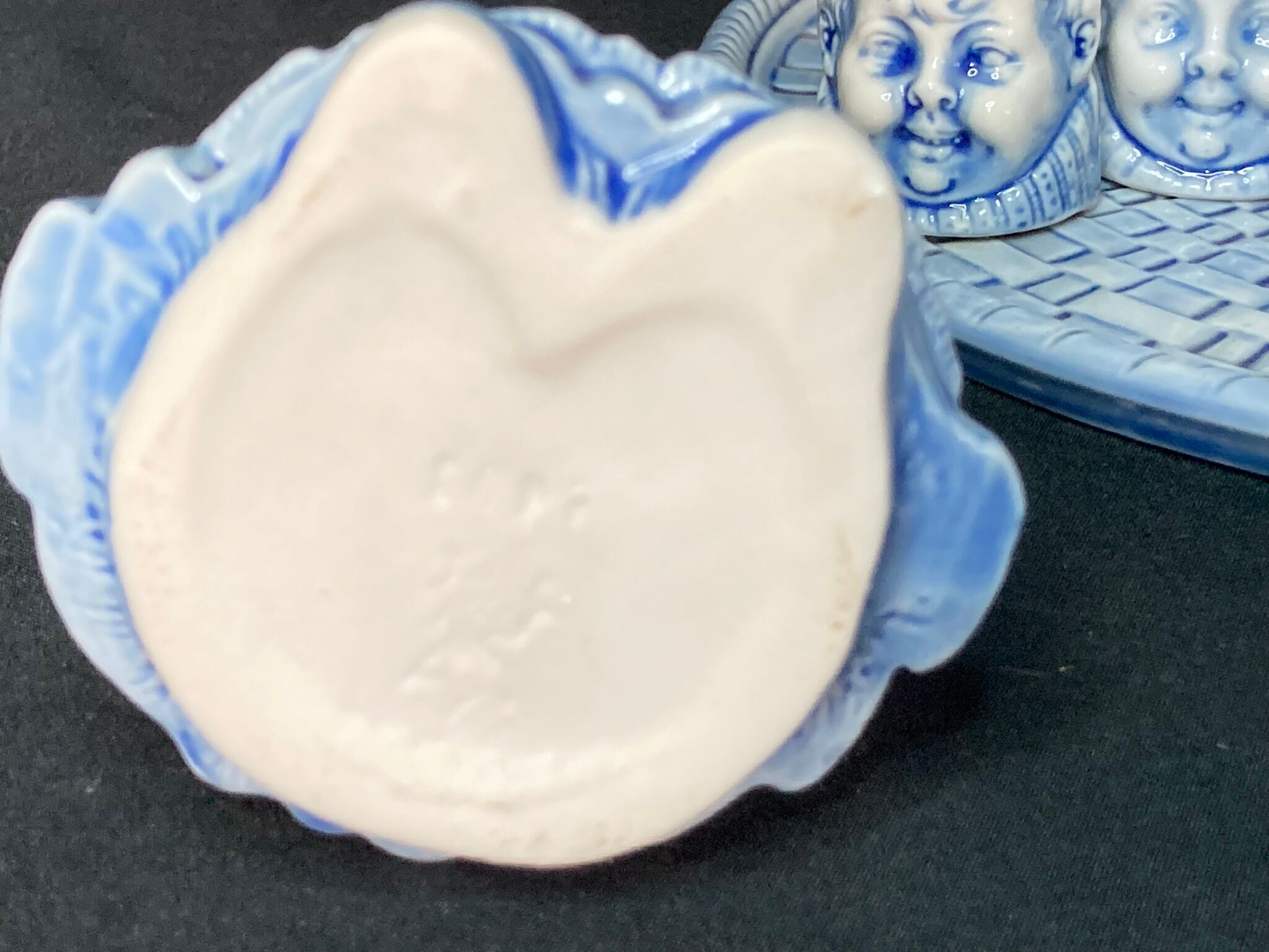 2211826 Vintage service with Breton liqueur cups and carafes ceramic XXth