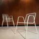 4 vintage Emu Rio chairs from Italy, 1970.