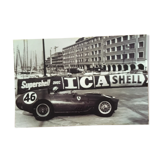 Photo Ferrari Grand Prix Monaco 1959 Driver Behra