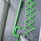 Industrial accordion scissors lamp