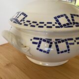 Limoges porcelain bulging soup