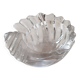 Vide-Poche coquillage en verre transparent