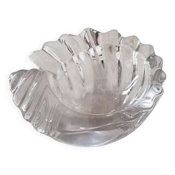 Shell-shaped glass pocket tray