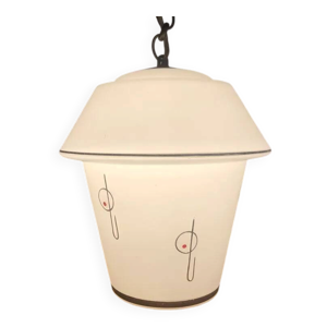 suspension opaline vintage