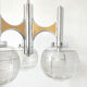 Seventies Targetti Sankey 3-globe suspension