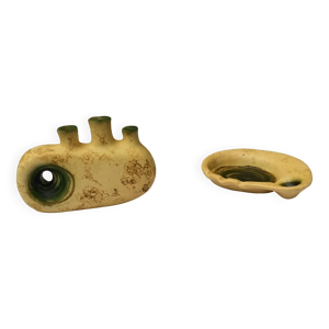 2 pièces en céramique