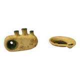 Set of 2 ceramic pieces by Nikos Dazelidis, 60s
