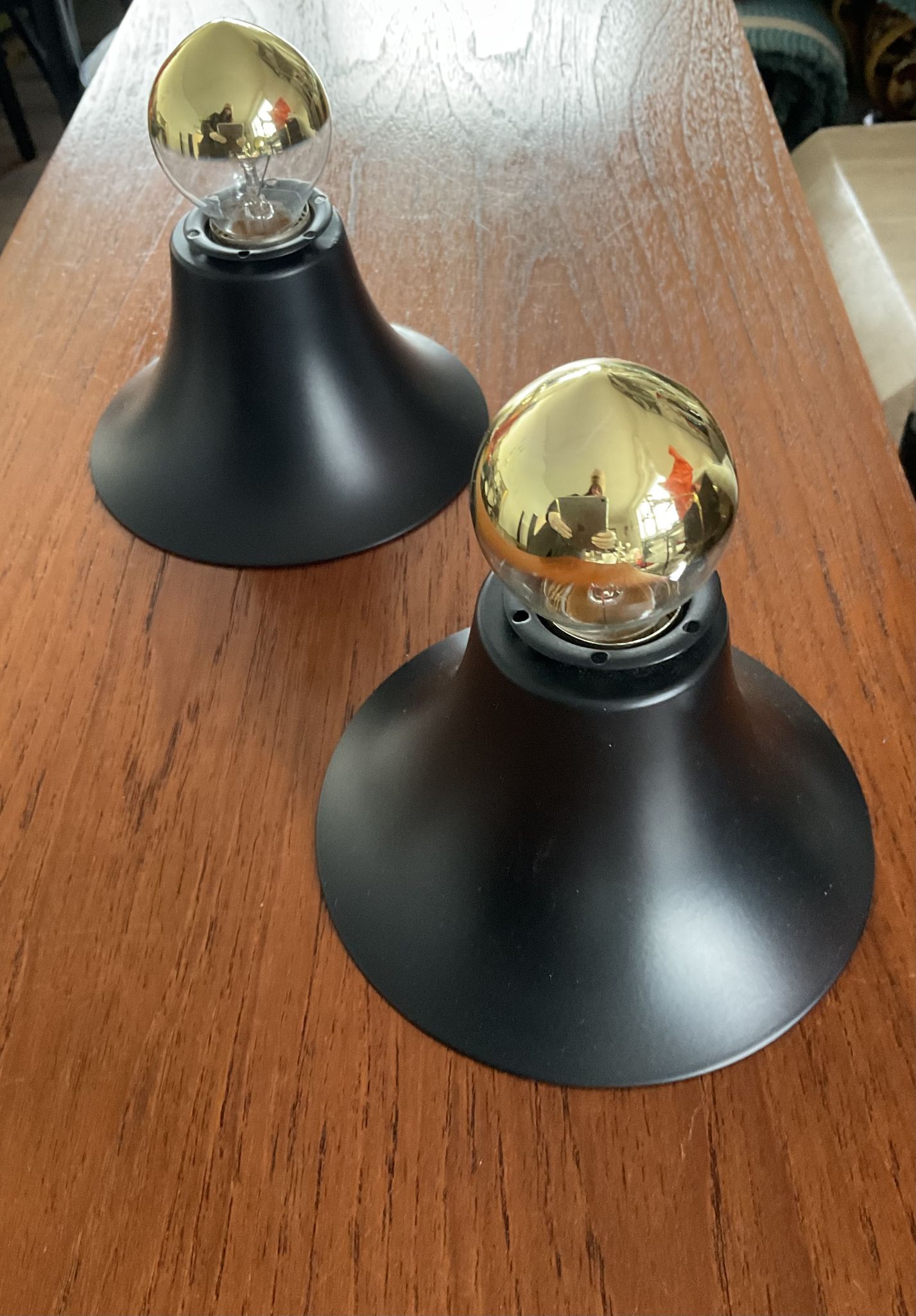 Pair of vintage wall lamps