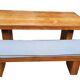 Table et banc en chêne massif Sedec