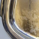 Prata Wolff Vintage Silver Metal Tray