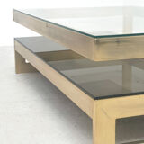G shaped coffee table
