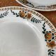 Cake stand and plates chic country Ceranord model Corbei