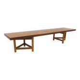 Banc scandinave en teck par Carl Gustav Hjort Af Ornäs, Suède, 1970
