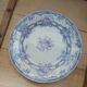 3 antique flat plates in ironstone