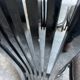 Set of 6 vintage black dining chairs