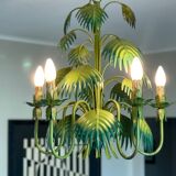 Tropical chandelier in sheet metal 1970.